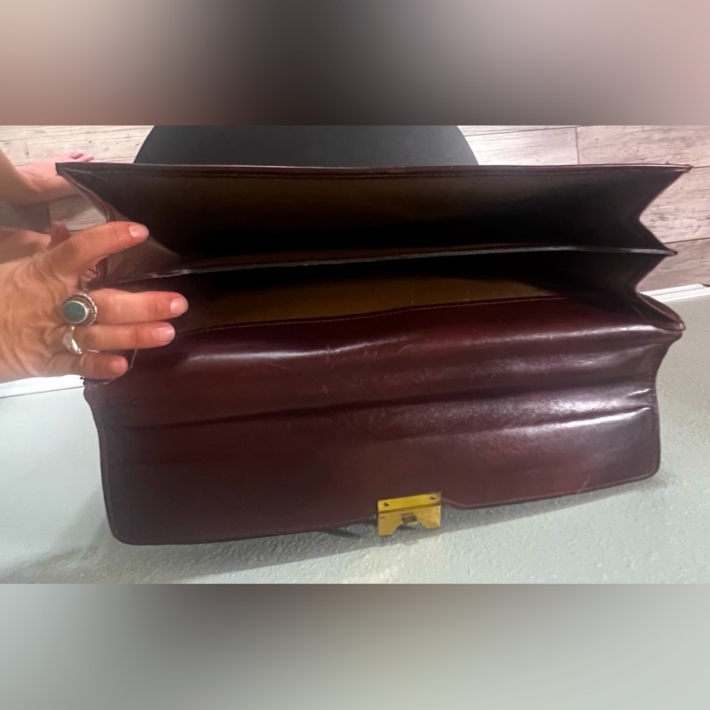 Vintage Renwick Verona Oxhide Leather Briefcase Lawyer Professional Office - Picture 14 of 16